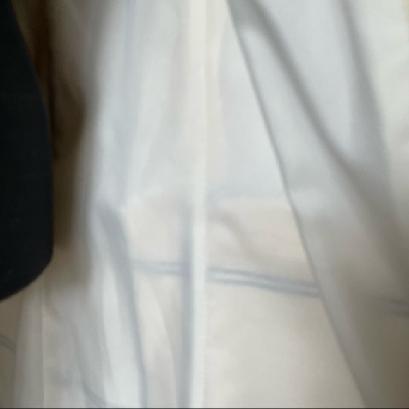 Nwt vintage 1980s 100% wool cream blazer with black stripes size 8 - Picture 10 of 17